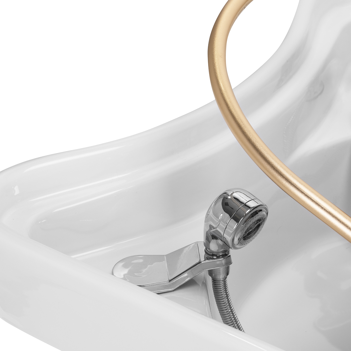 Gabbiano Friseurwaschbecken Liege Head Spa 017 Braun