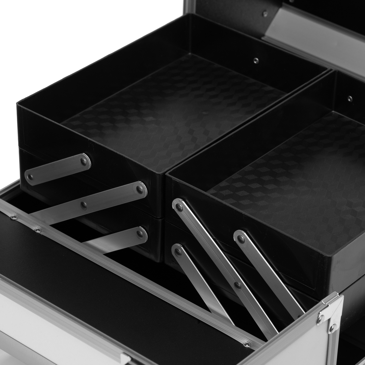 Kosmetikkoffer silber 40 – Professionelle Aufbewahrung