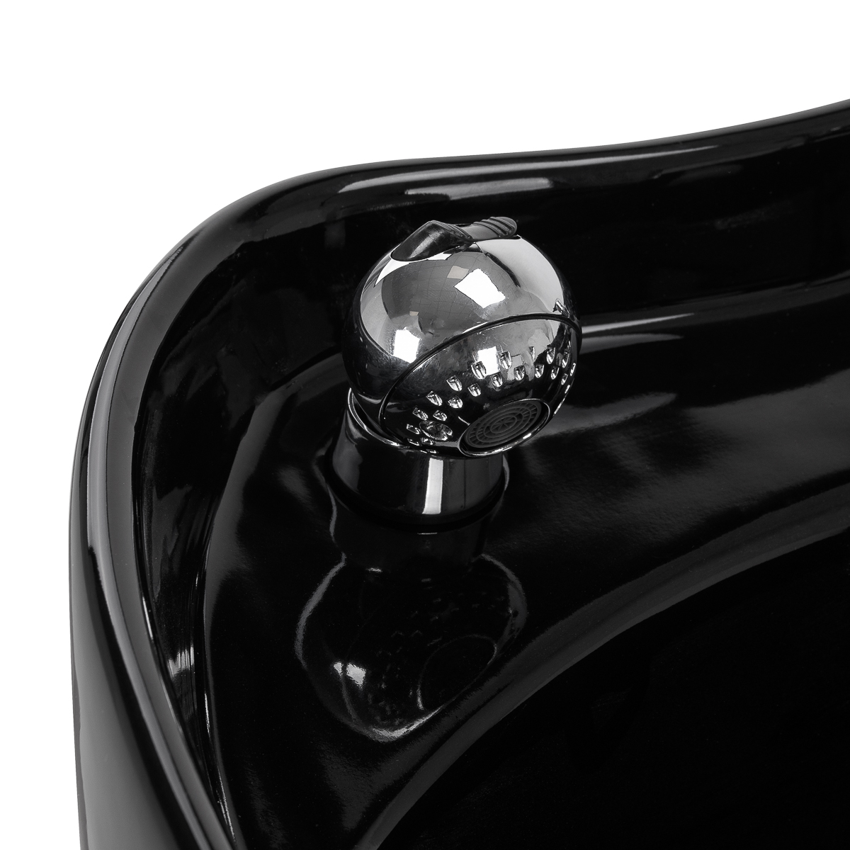 Hair System Friseurwaschtisch Duplex Noir schwarz - elegant