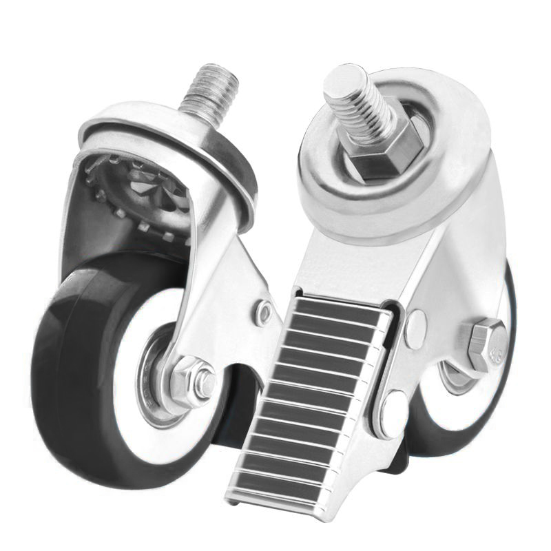 Rollensatz für Stühle Basic 4er Set – Metall-Gummi