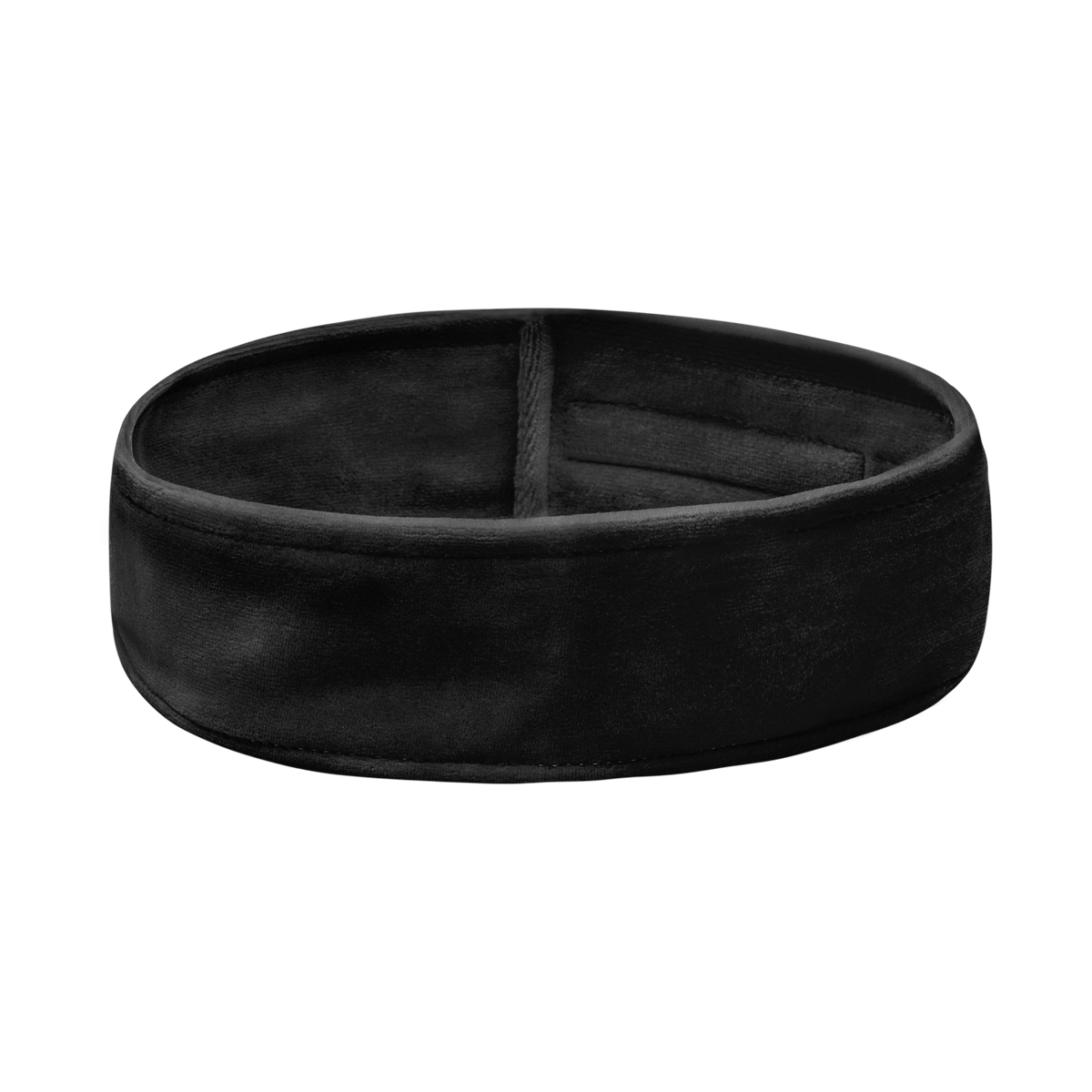 Schwarzes Welur Beauty Armband – Frottee-Haarstrick