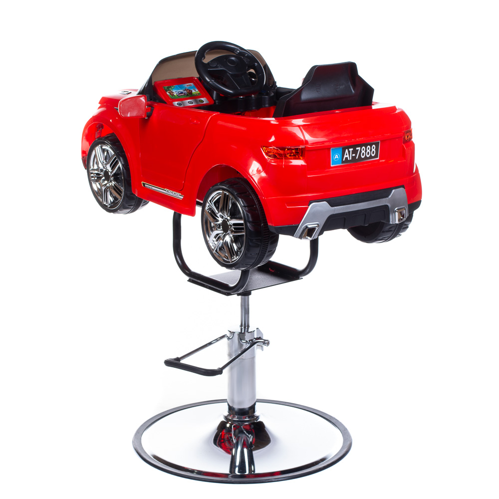 Red Racer Kinder Friseurstuhl mit Sound & Licht - Rot