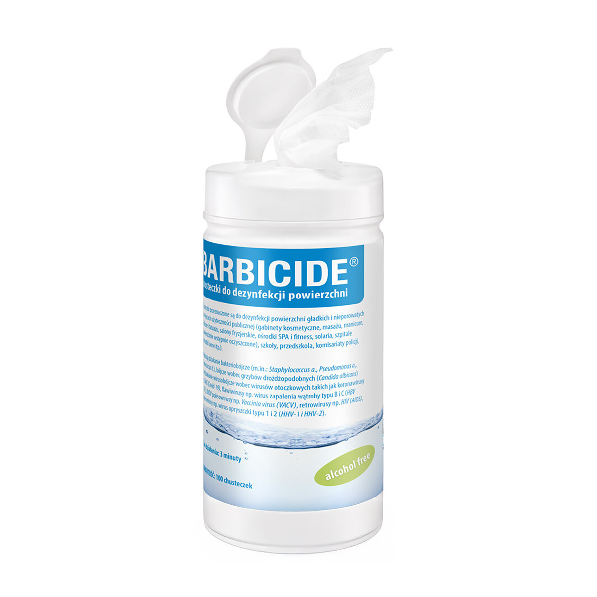 Barbicide Flächendesinfektionstücher 100er Pack