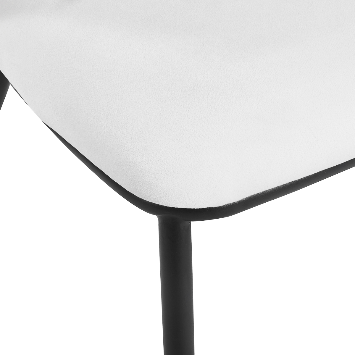 4Rico Linea Stuhl weiß - Eleganter Salonstuhl mit Design