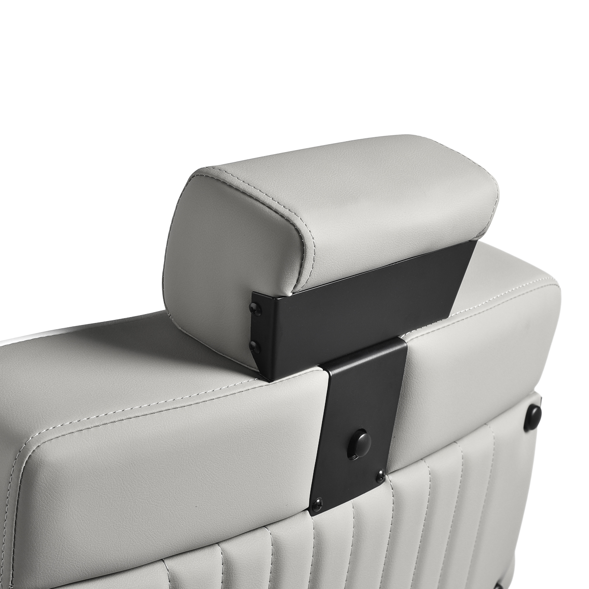 Gabbiano Levi Friseurstuhl Grau mit Hydraulik – Premium Salon