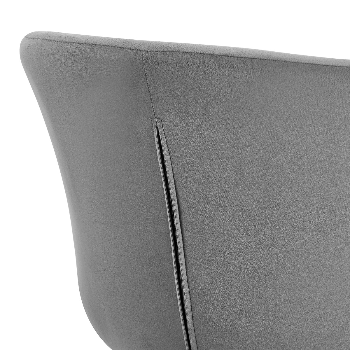 4Rico Stuhl Linea grau - Moderner Salonstuhl mit Eleganz