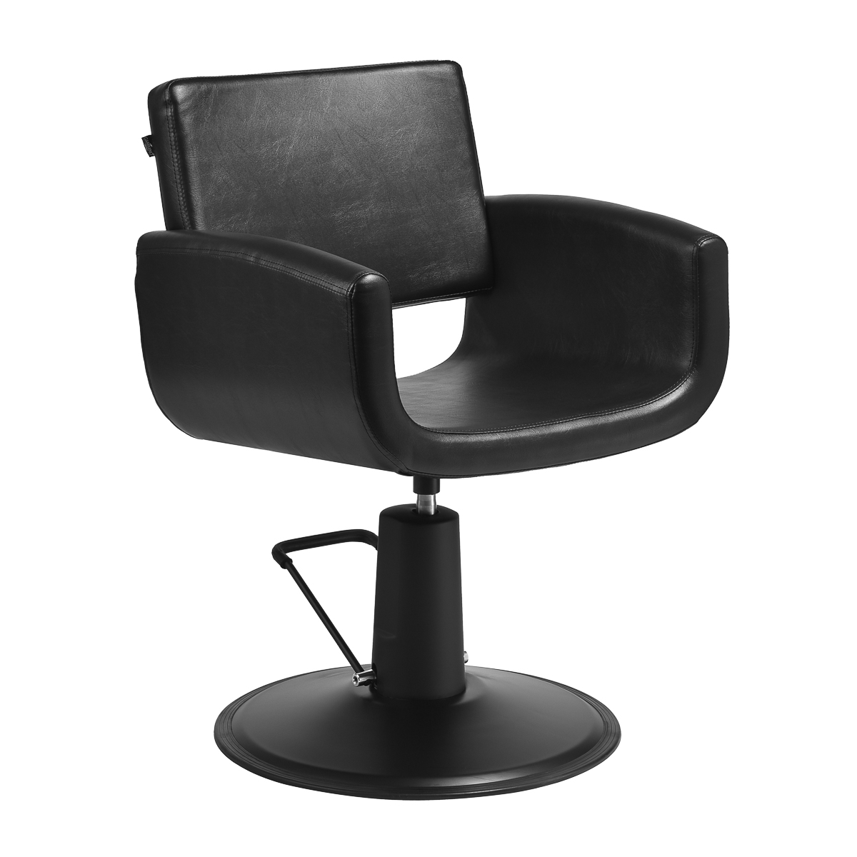 Gabbiano Friseurstuhl Mataro Schwarz – Professioneller Friseursessel mit ergonomischem Design