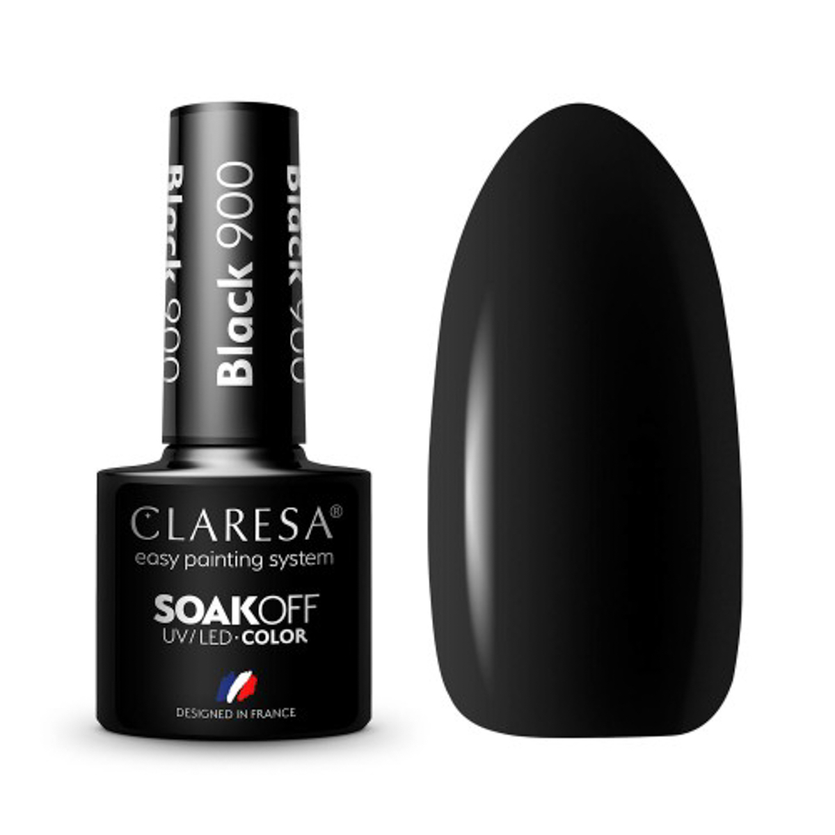 CLARESA Gel Politur BLACK 900 – 5g Hybridlack