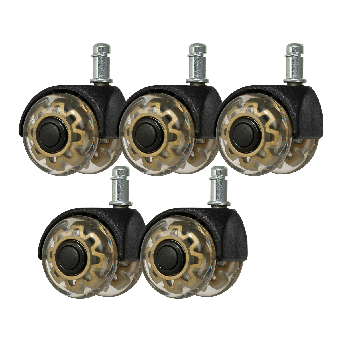 Doppelrollen für Hocker 5er-Set – Roll Speed Duo ABEC-7 - Ansicht 1