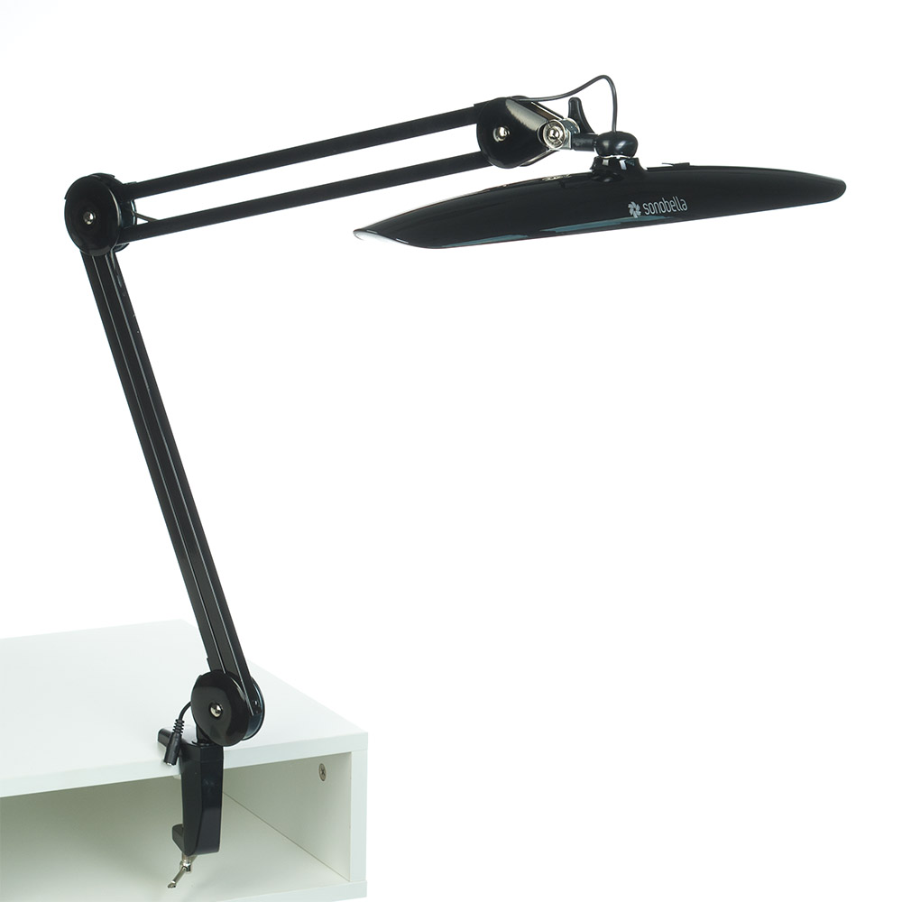 LED Kosmetiklampe Professional Black 24W - Präzise Arbeitsplatzbeleuchtung