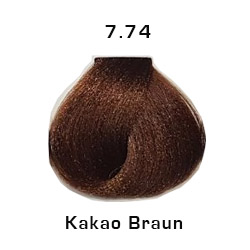 Morfose 10 Creme Haarfarbe Farbton 7.74 Kakao Braun