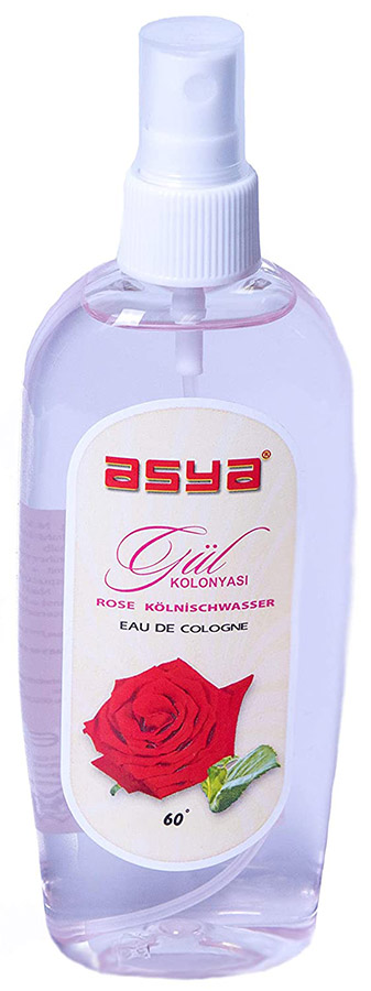 Asya Cologne Rose blumiger Duft Kölnisch Wasser Spray 165 ml
