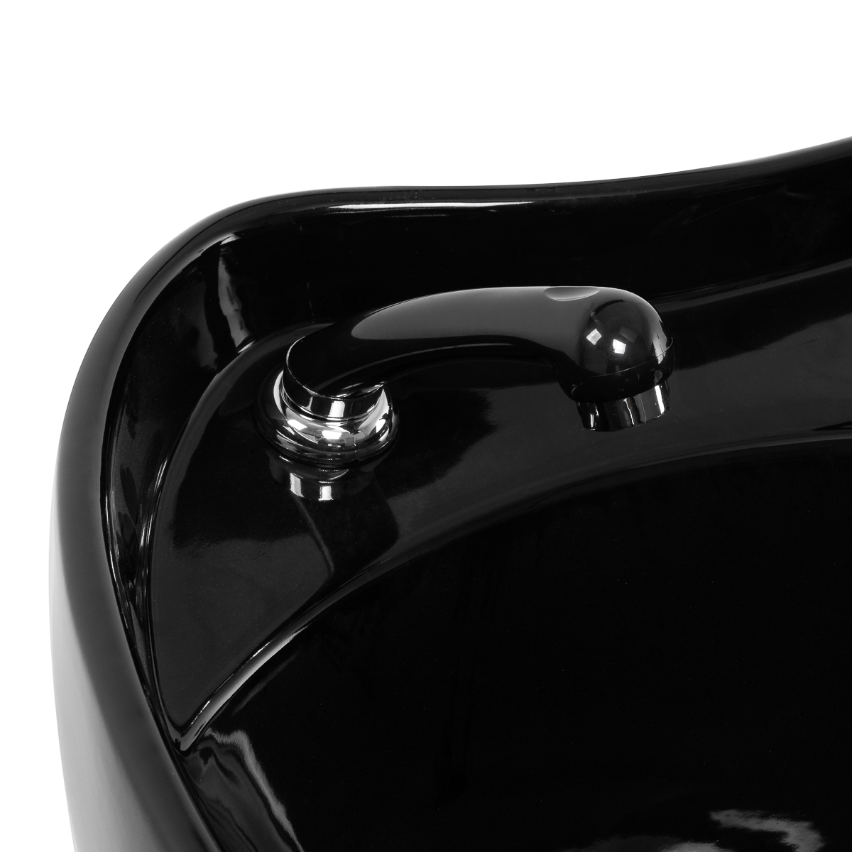 Gabbiano Sylvia Friseurwaschbecken schwarz - Professionelles Waschbecken für Frisöre