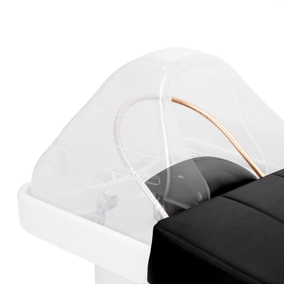 Gabbiano Friseurwaschbecken Liege Head Spa 017B Schwarz – SPA