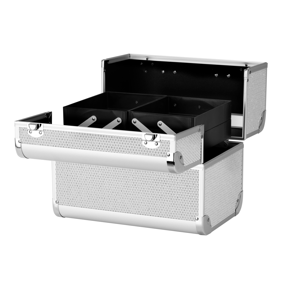 Kosmetik-Koffer silber 44 - Profi Organizer