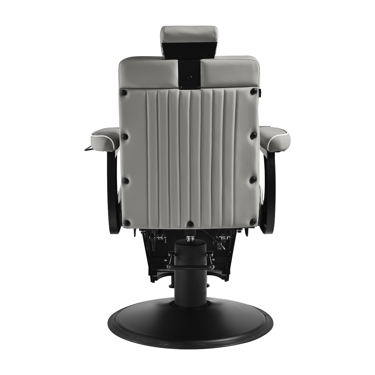 Gabbiano Levi Friseurstuhl Grau mit Hydraulik – Premium Salon