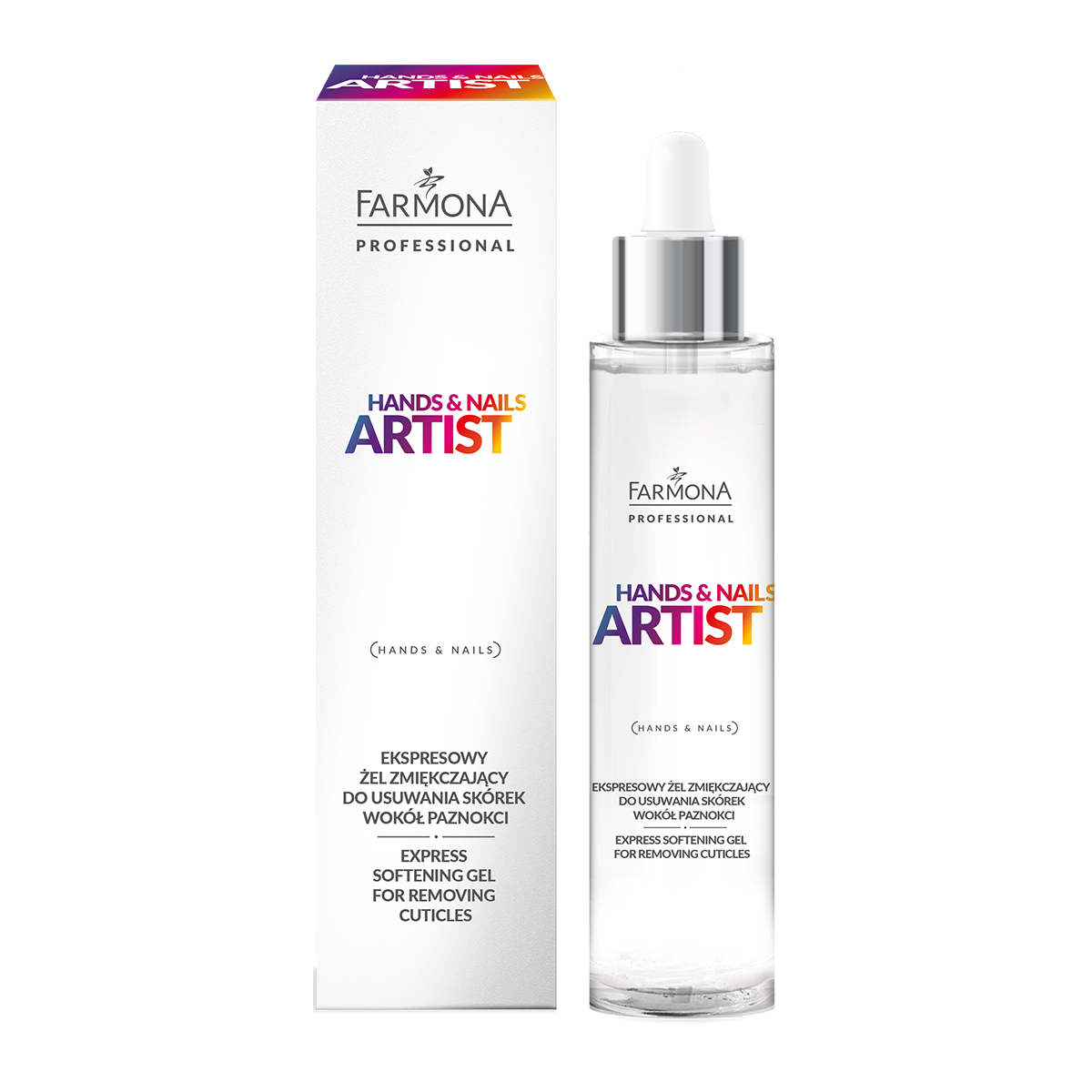 Farmona Hands & Nails Artist Express Nagelhaut-Weichmacher Gel 50ml - Professionelle Nagelhautentfernung