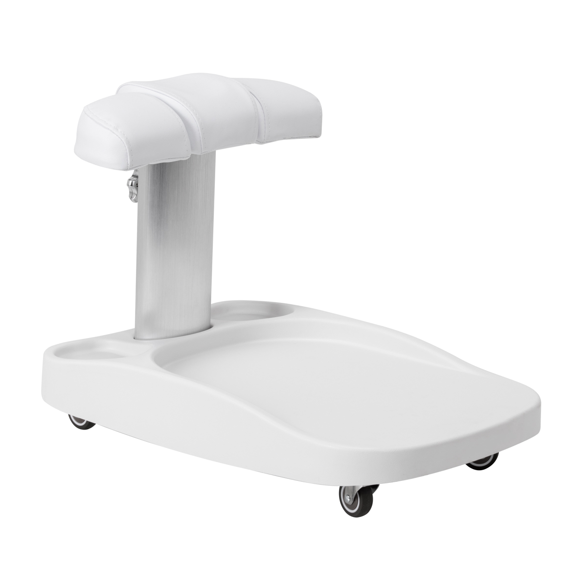 Azzurro Fußbadwagen weiß verstellbar – Mobiler Kosmetikwagen