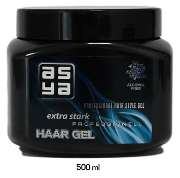 Asya Haar Gel Extra Stark ohne Alkohol und mit Vitamin B5 500 ml