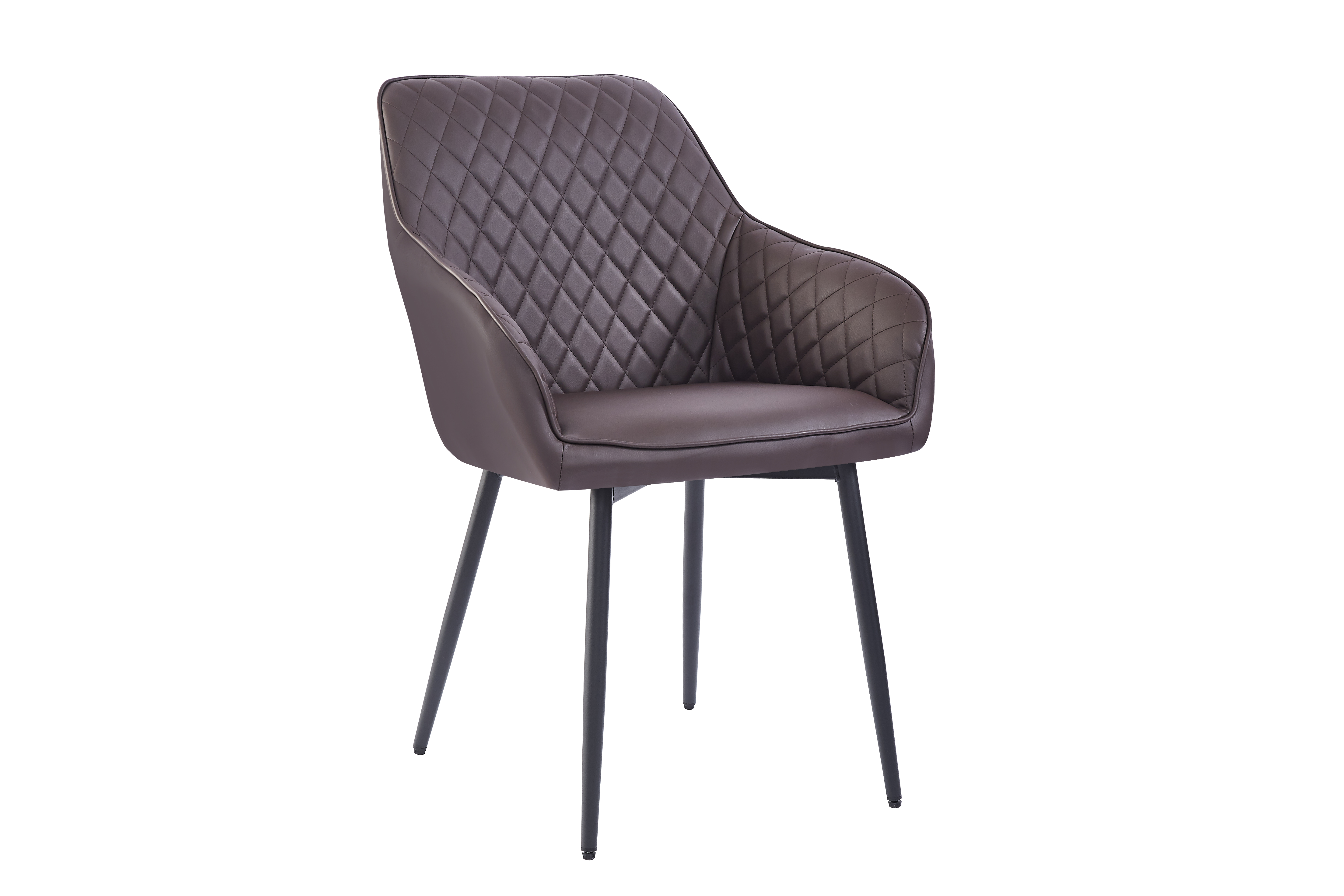polsterstuhl-friseur-wartebereich-rubin-braun Salon Wartebereich Sitzecke Set Rubin Braun