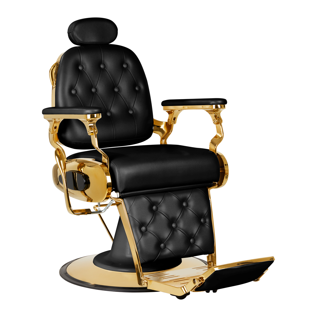 Gabbiano Barberstuhl francesco gold schwarz