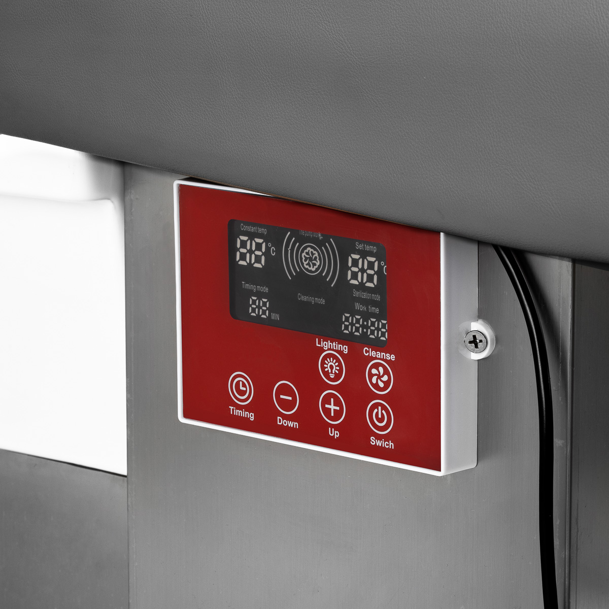Gabbiano Friseurwaschbecken Liege Head Spa 017 Grau - SPA-Liege