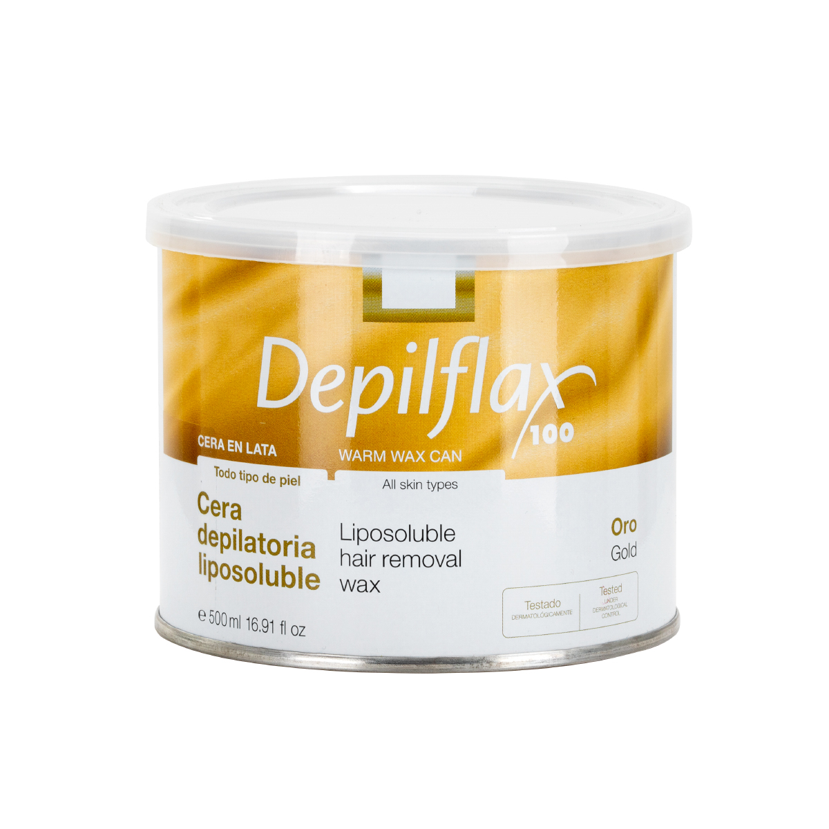 Depilflax 100 Enthaarungswachs Gold Dose 500 ml