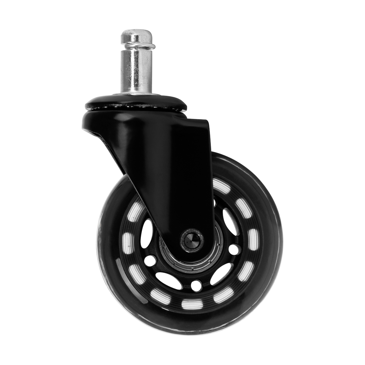Hockerrollen Schwarz 5er-Set – ABEC-7 Lager, PU-Beschichtung - Ansicht 3