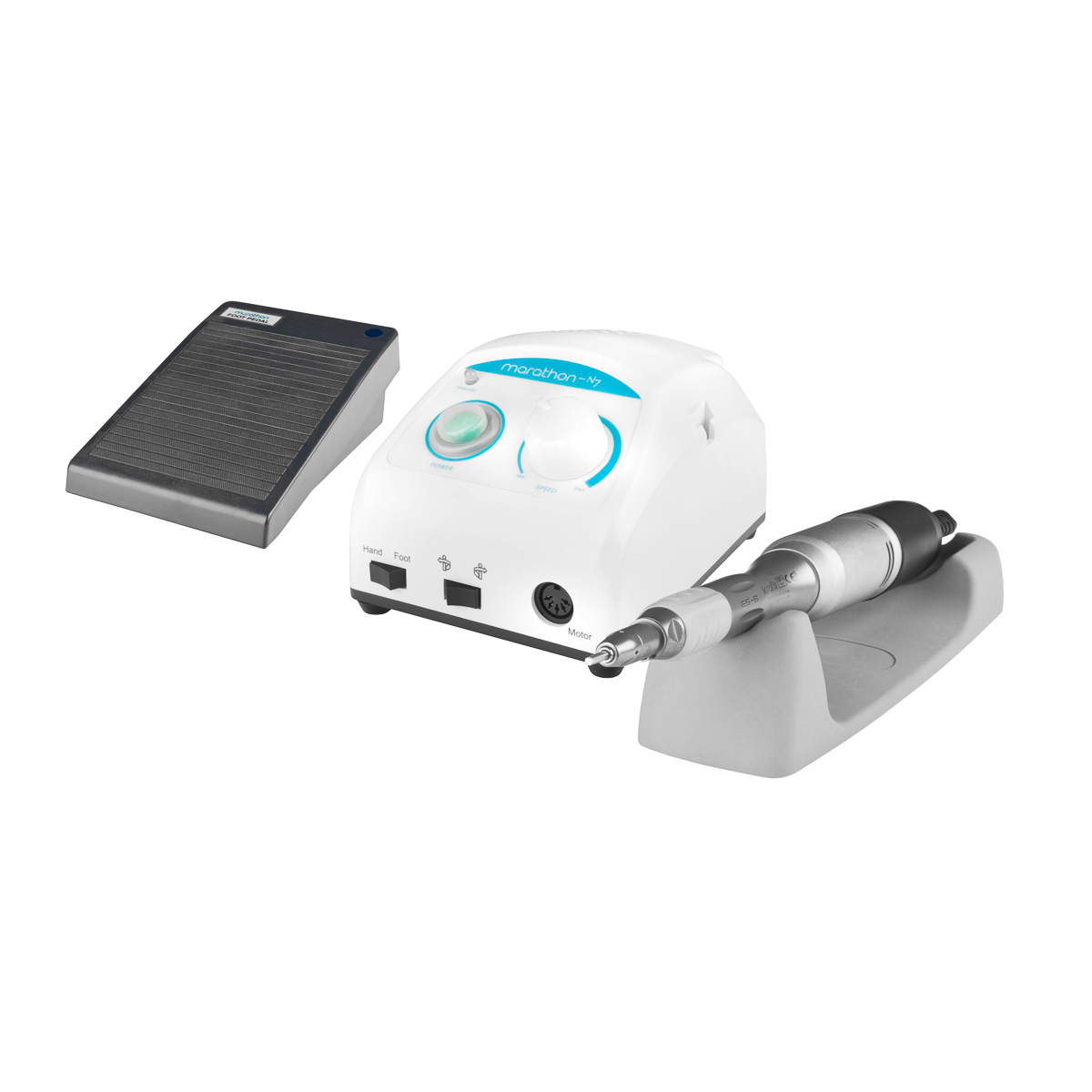 Marathon N7 Nagelfräser Set 100W mit ES6 Handstück