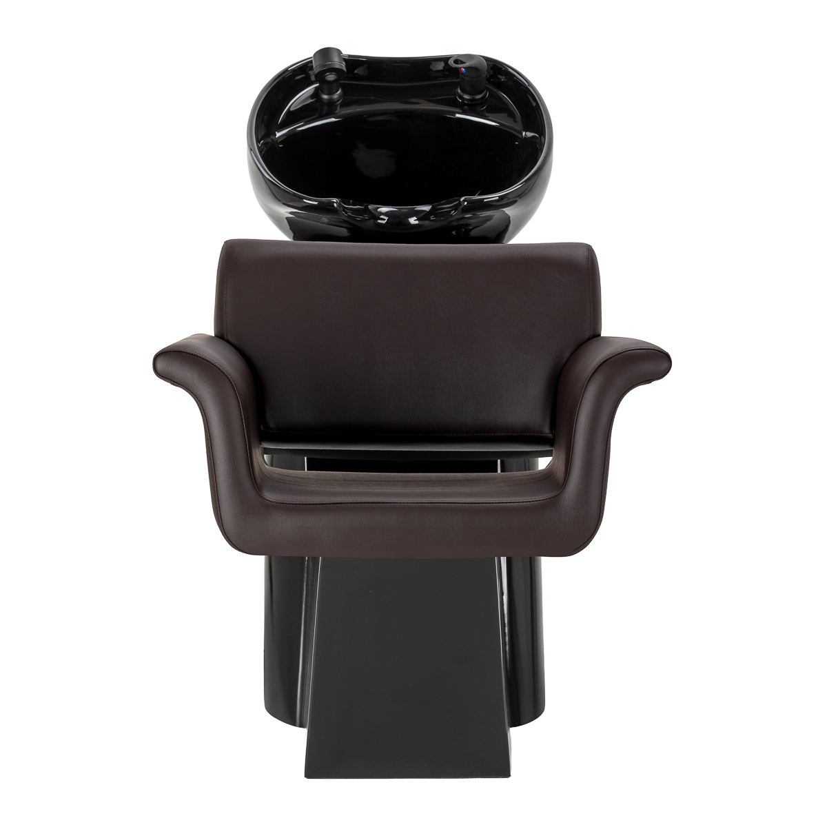 Gabbiano Friseursalon-Waschbecken Lucca braun – minimalistisch