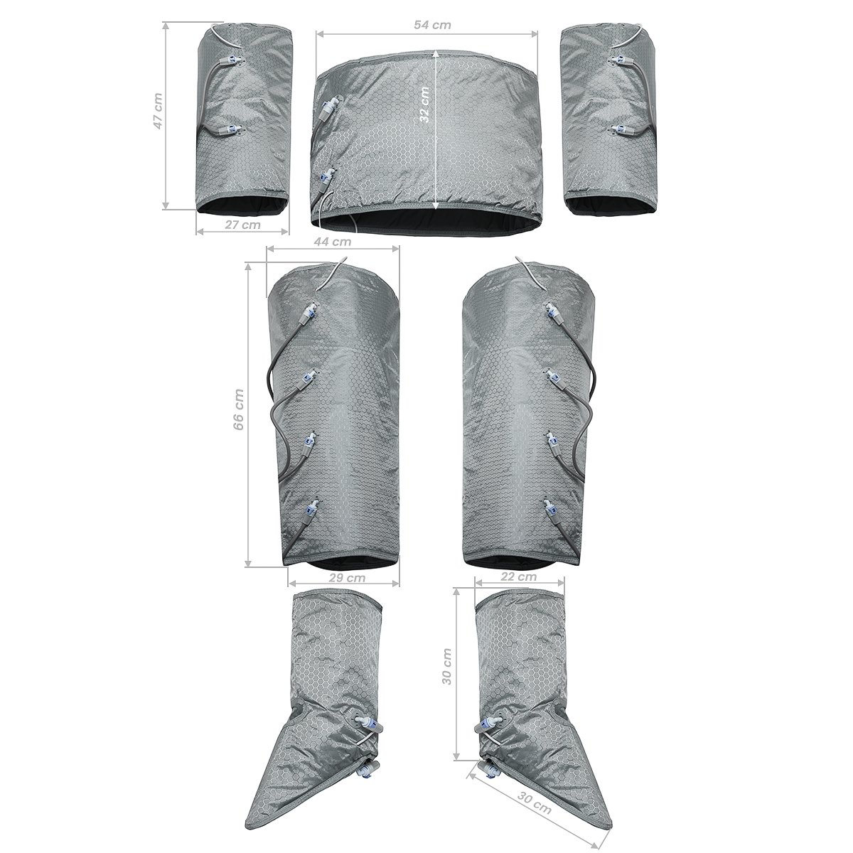 Elegantes Platin T8108 Pressotherapie-Gerät – Infrarot & EMS