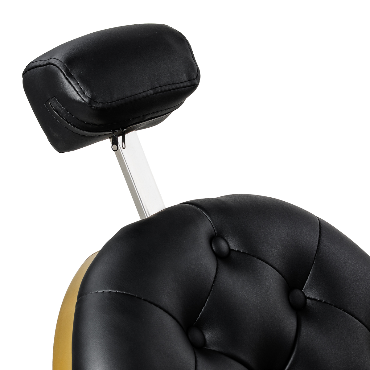 Barberstuhl Gabbiano Niccolo Schwarz Gold – Hydraulik