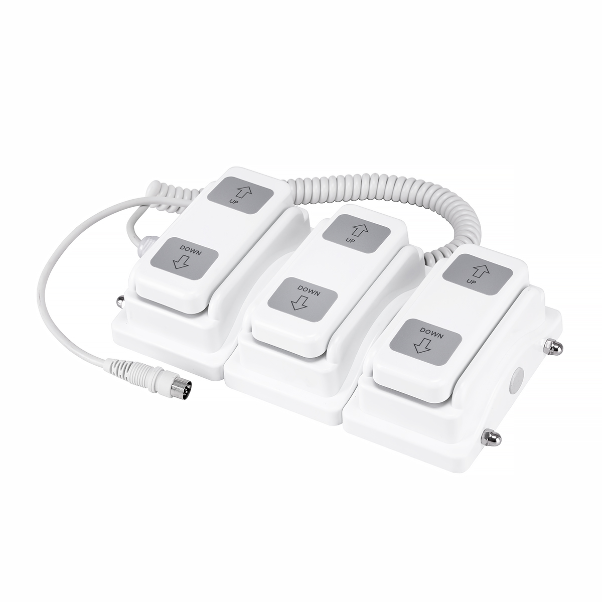 Fußschalter für 3-Motor Kosmetikliegen - Robust & Zuverlässig