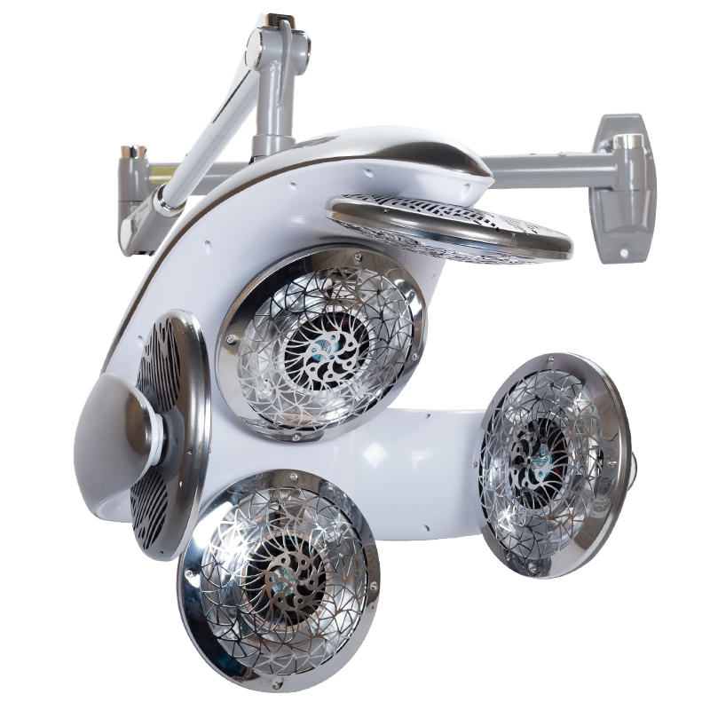 Profi Hängeklimazon Premium Grau - Infrarot-Trockenhauben für Salons