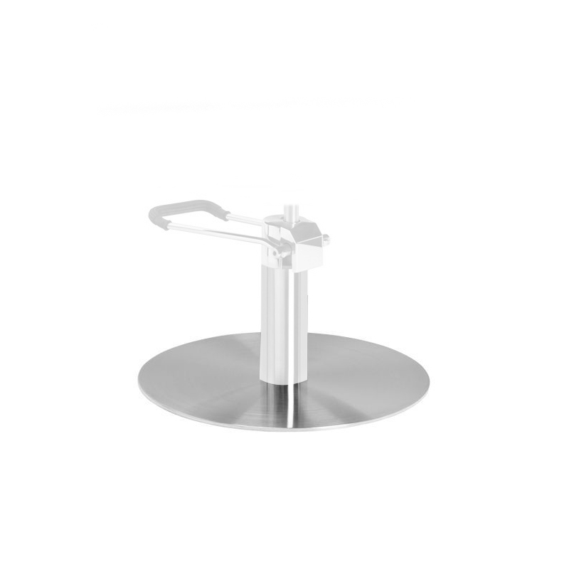 Friseurstuhl Fuß rund INOX L010 – Rostfreier Stahl