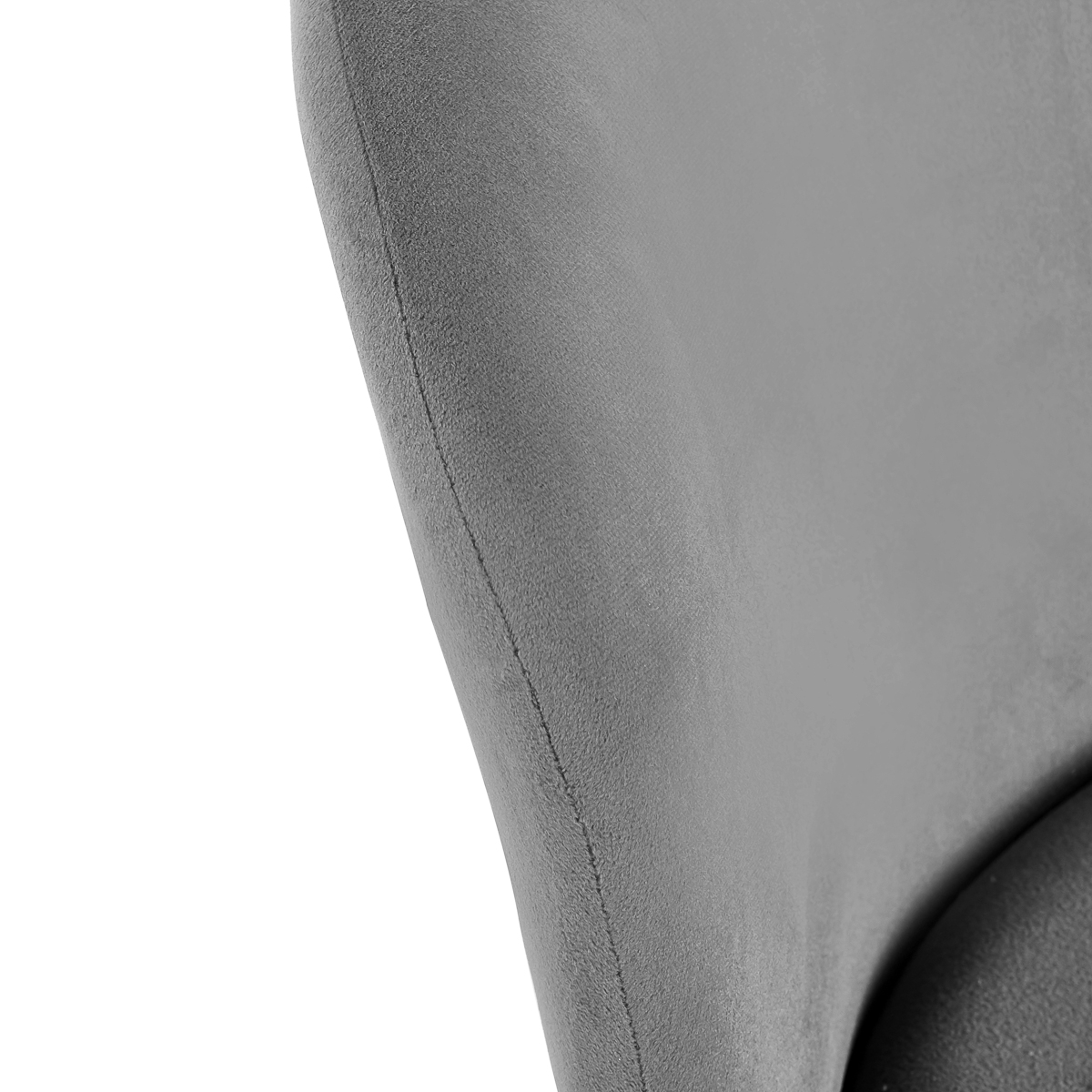 4Rico Stuhl Linea grau - Moderner Salonstuhl mit Eleganz