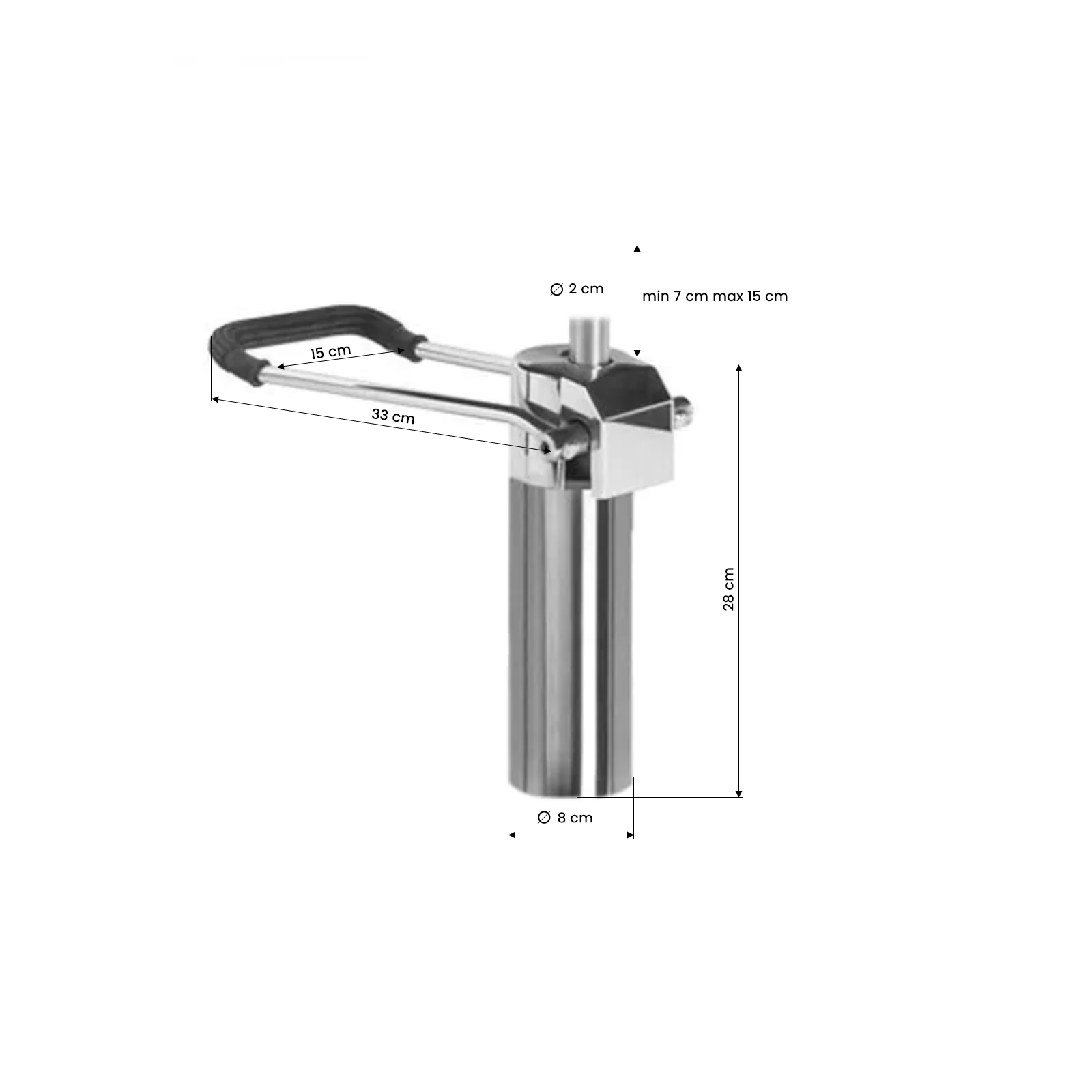 Hydraulischer Antrieb für Friseurstühle d04