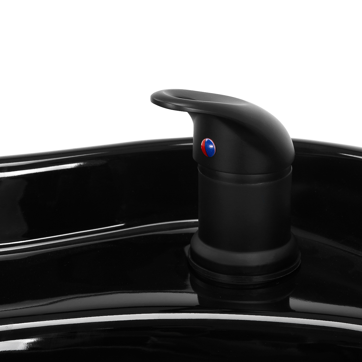Gabbiano Waschbecken Mataro Schwarz für Friseure - Professionelles Friseurbecken