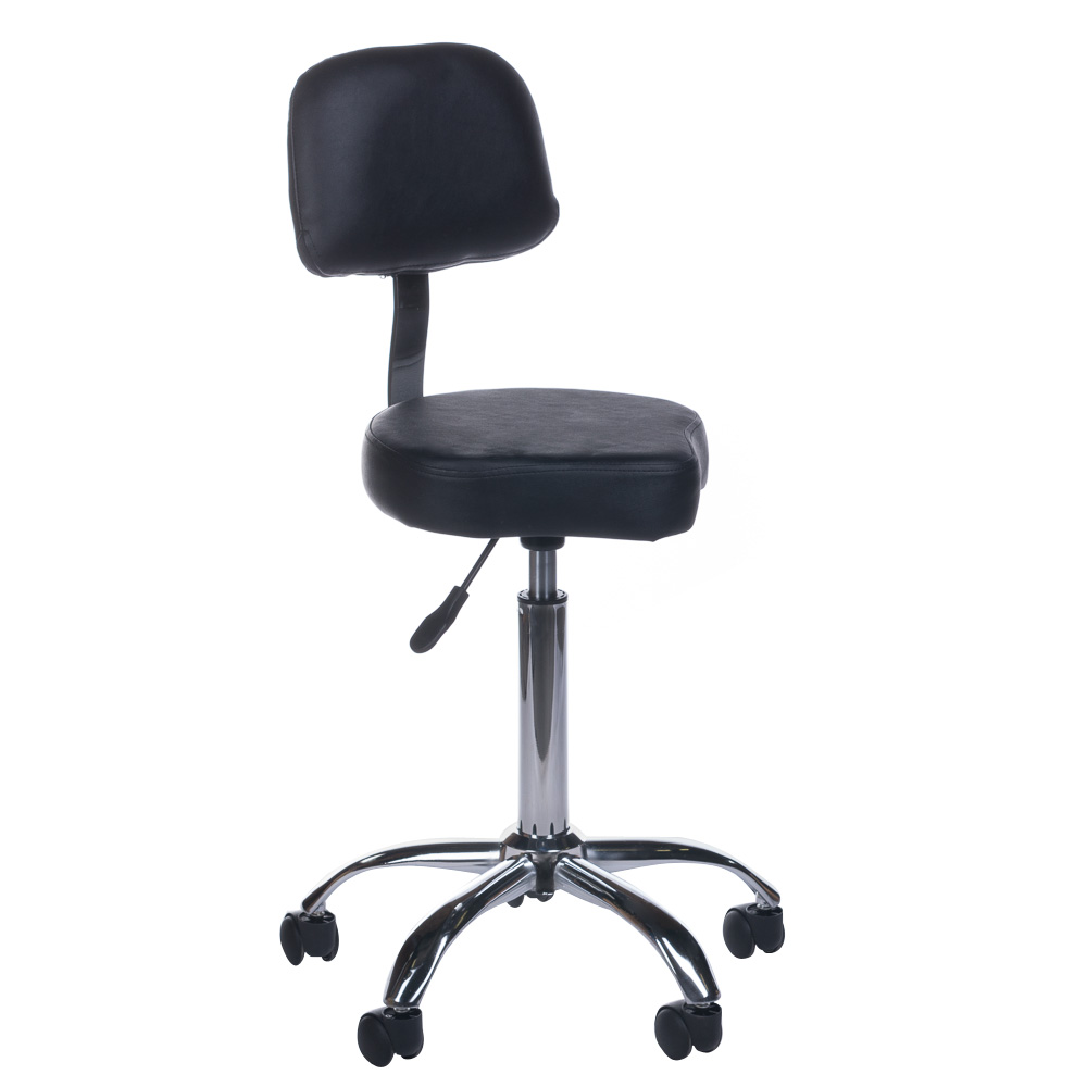 Ergonomischer Arbeitshocker Professional - Höhenverstellbar mit Rückenlehne