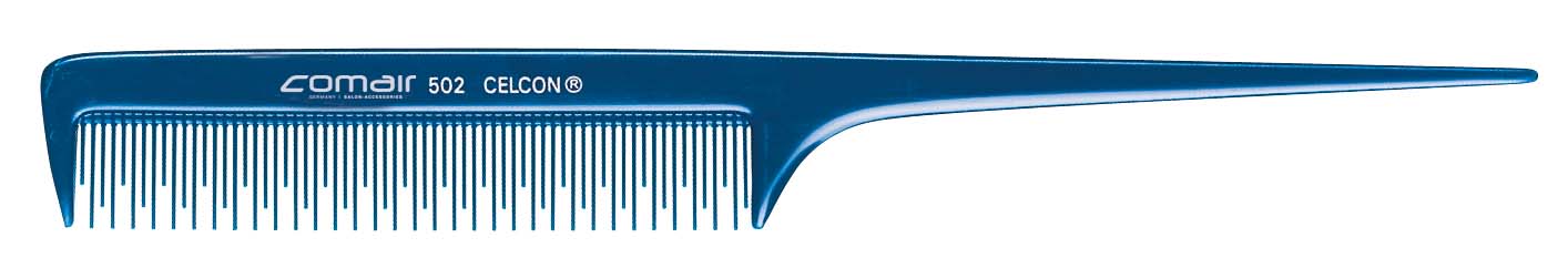 Toupierkamm Toupierzahnung Blau 21Cm Friseur