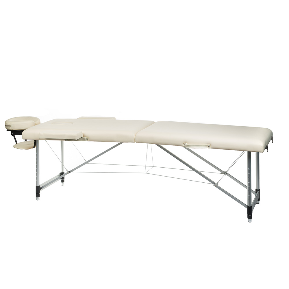 Professionelle Wellness-Massageliege "Comfort Plus" klappbar creme