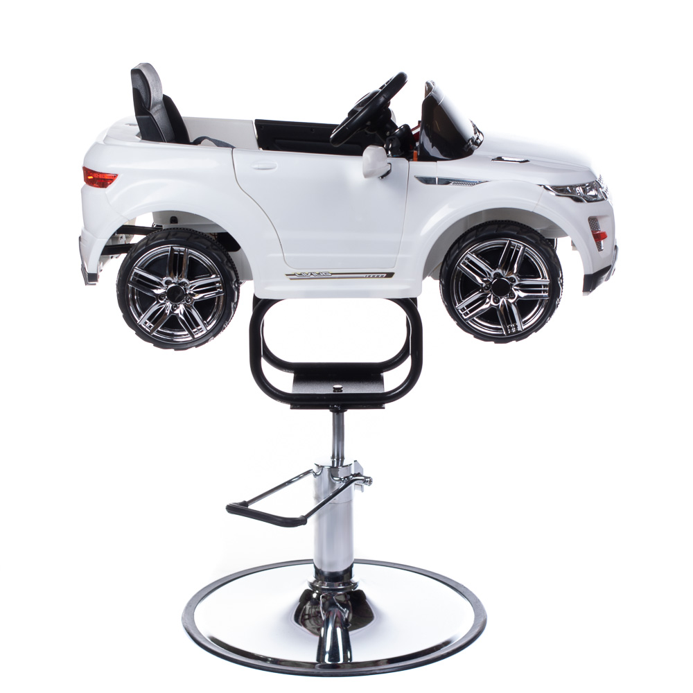 Kinder Friseurstuhl AutoStar Deluxe - Weiß mit Sound & Licht