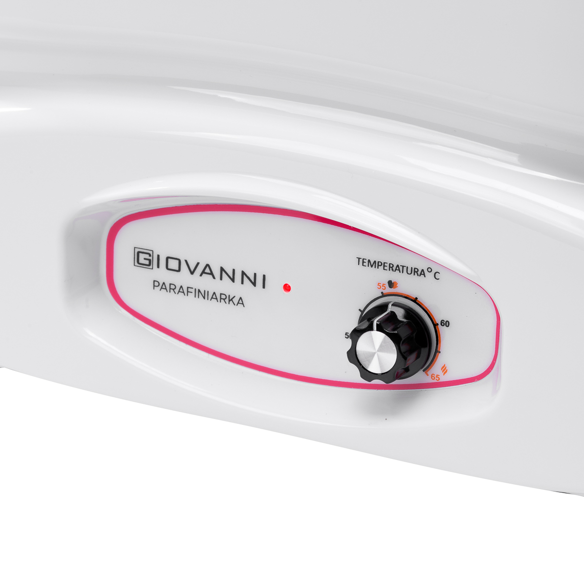 Paraffingerät 220W Giovanni – Weiß & Rosa