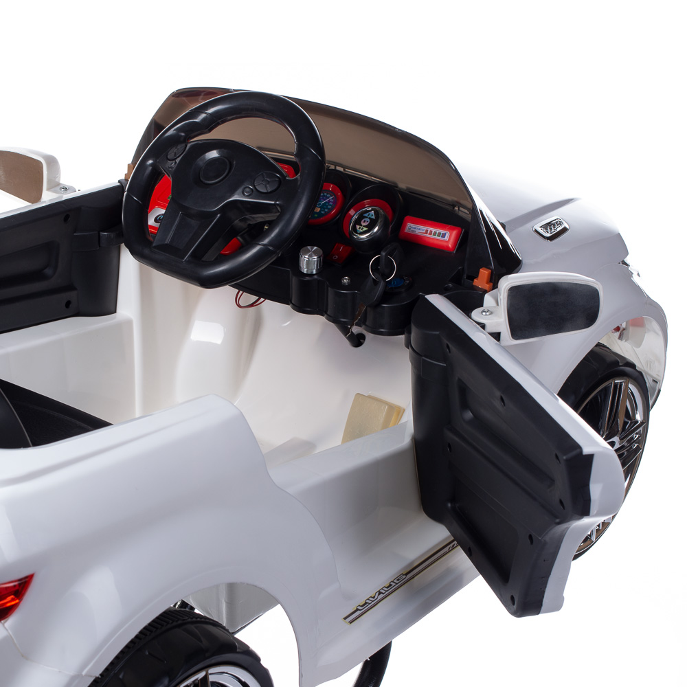 Kinder Friseurstuhl AutoStar Deluxe - Weiß mit Sound & Licht