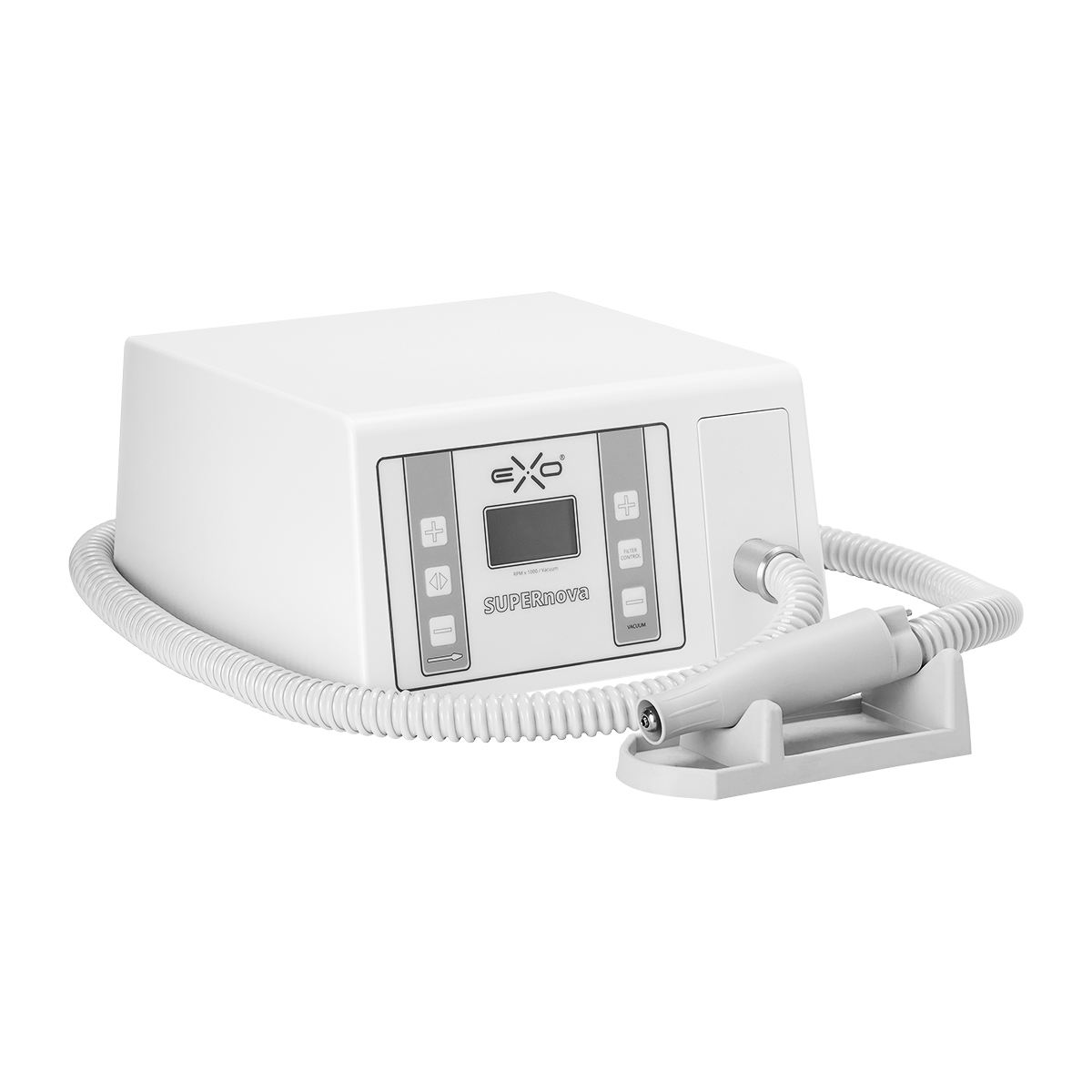 Nagelfräser mit Absaugung und LED – Exo Supernova Professional