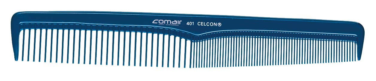 Haarschneidekamm Leichte Schraegung Blau 24 6Cm Friseur