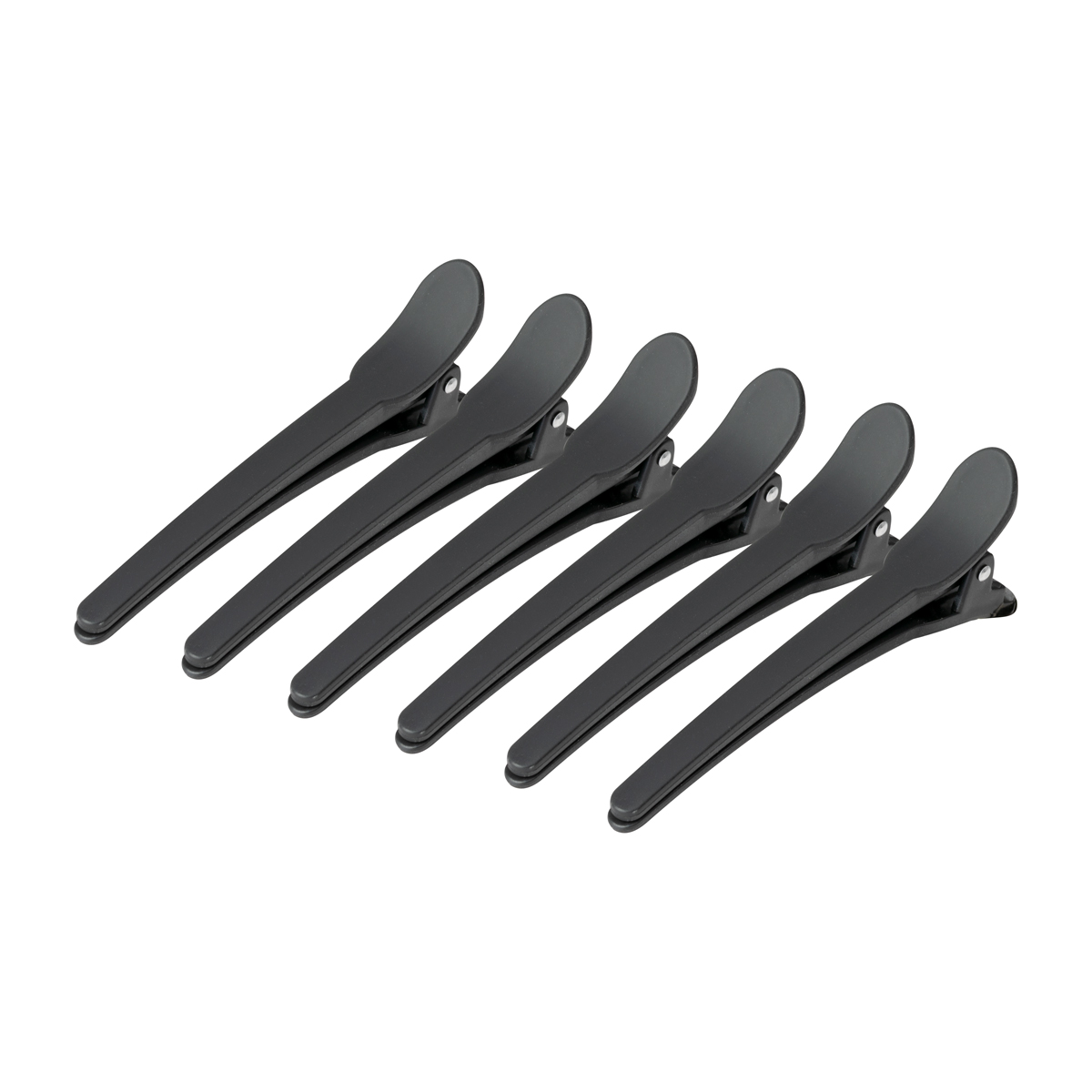 Haarschneideklammer 10,5cm schwarz – 10er Set