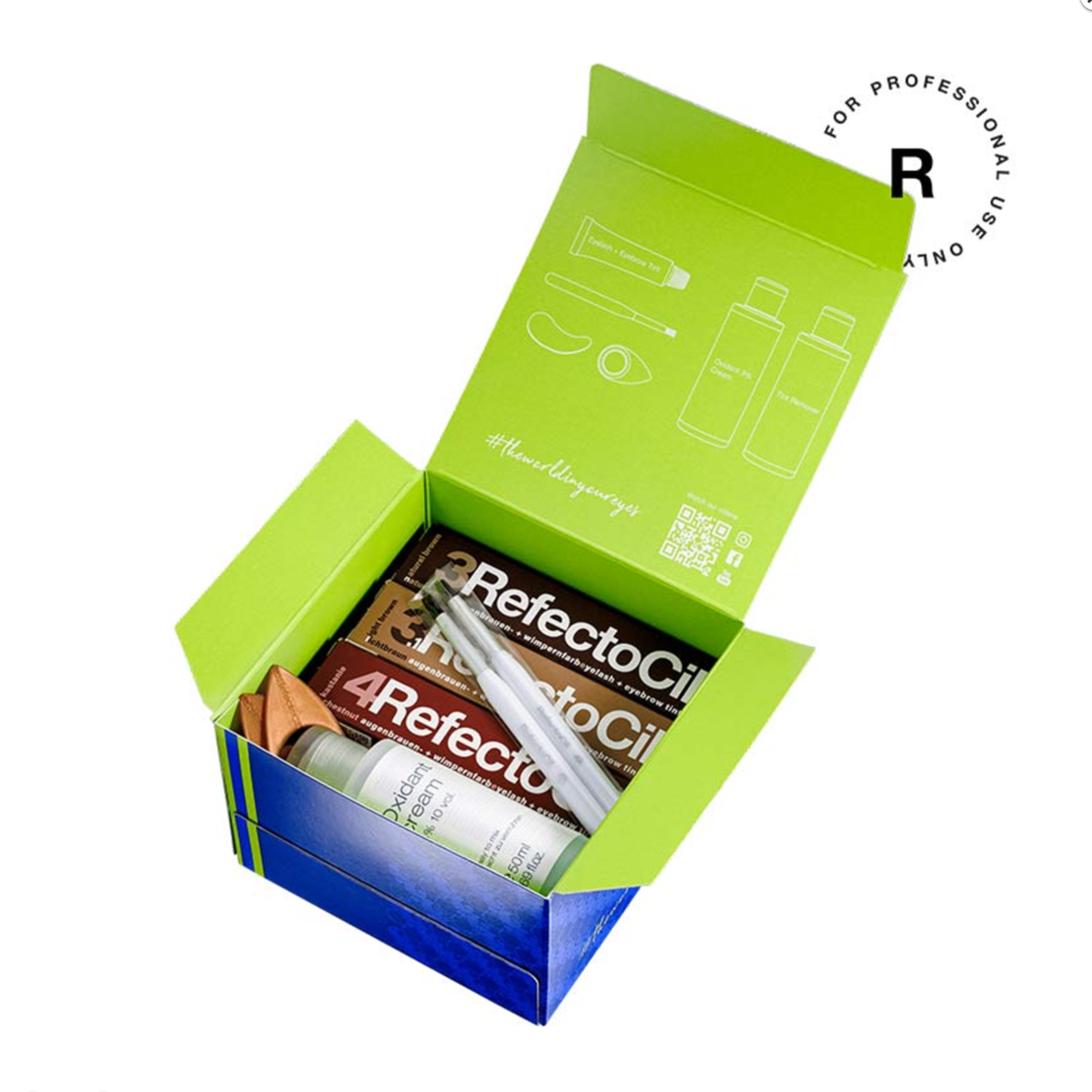 RefectoCil Augenbrauen Wimpernfarbe Starter Kit 6 Farben - Ansicht 5