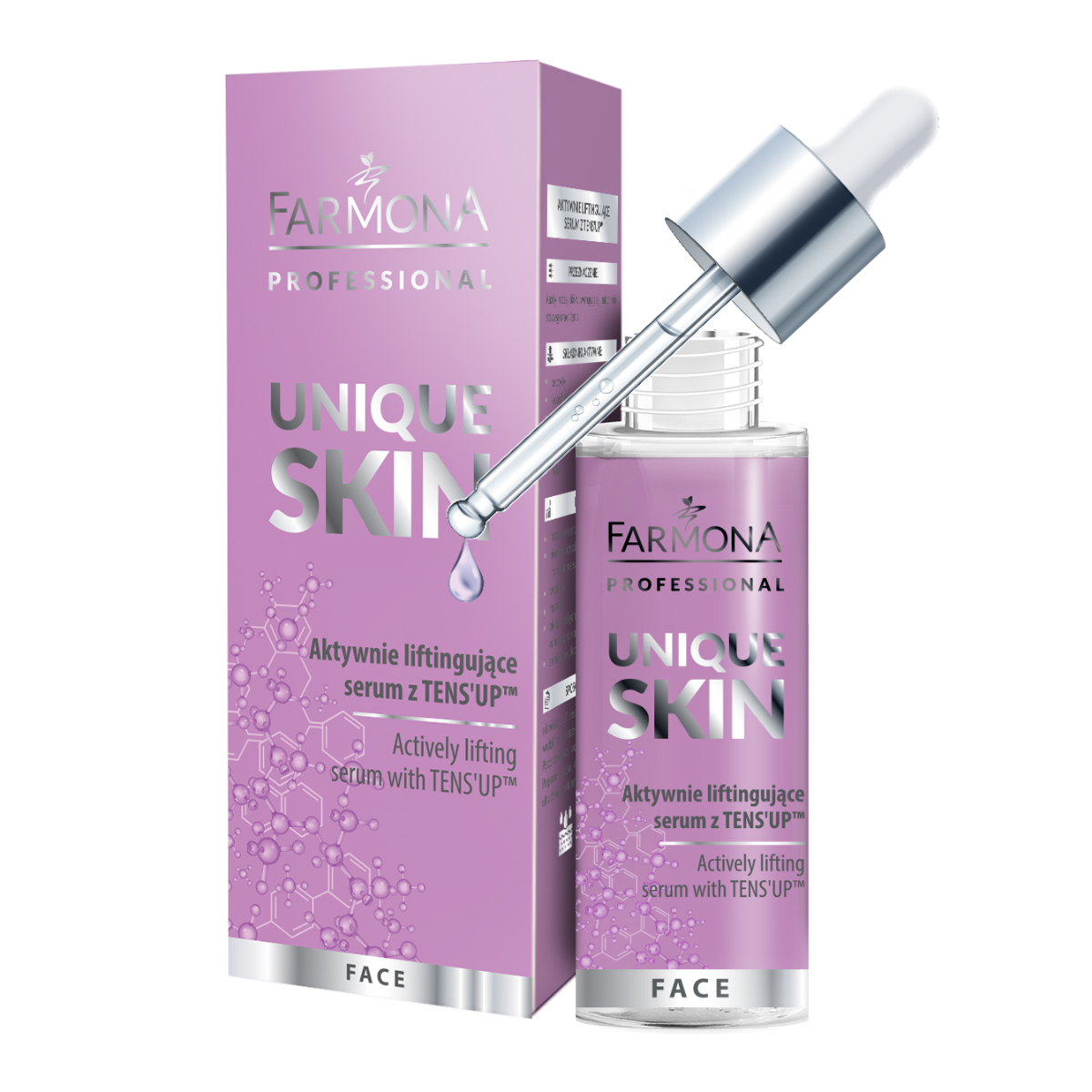 Farmona UNIQUE SKIN Lifting-Serum mit TensUp 30 ml – Hautstraffendes Anti-Aging Serum