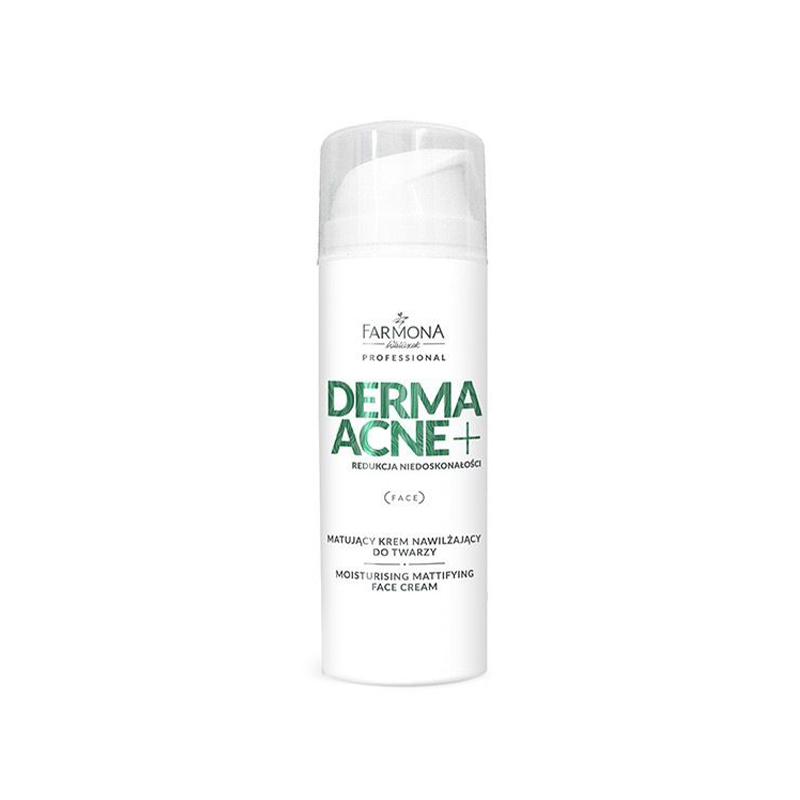 Farmona Dermaacne+ Mattierende Feuchtigkeitscreme 150ml - Pickel & Mitesser Kontrolle